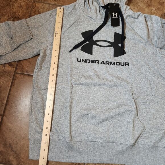 Under Armour Pullover Hoodie | Women's Size Medium Gray - Picture 7 of 10